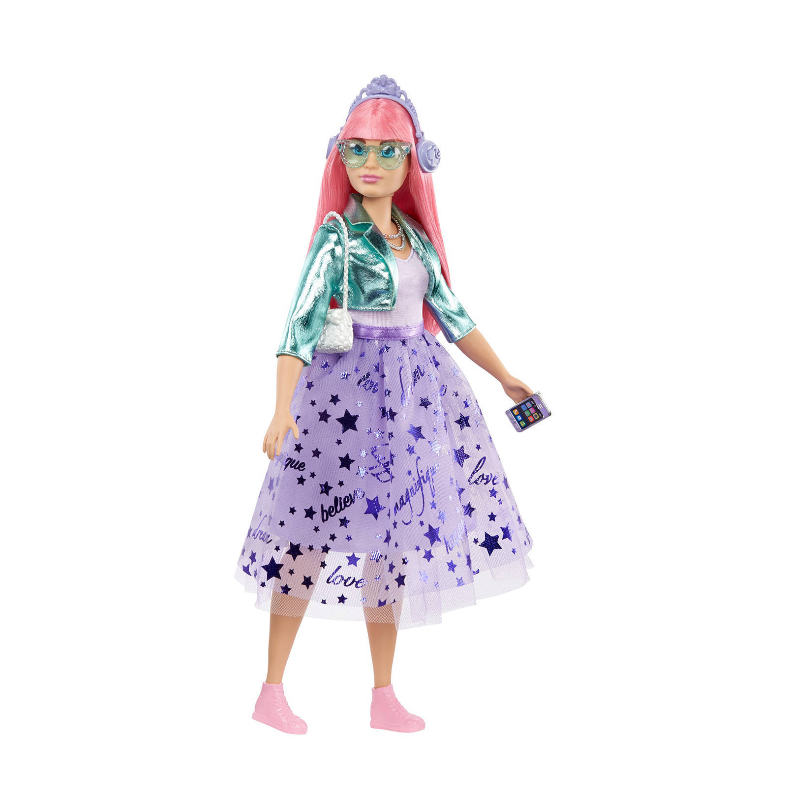 Barbie Tienerfoto Princess Daisy Meisjes 35 Cm Paars 3 delig online kopen