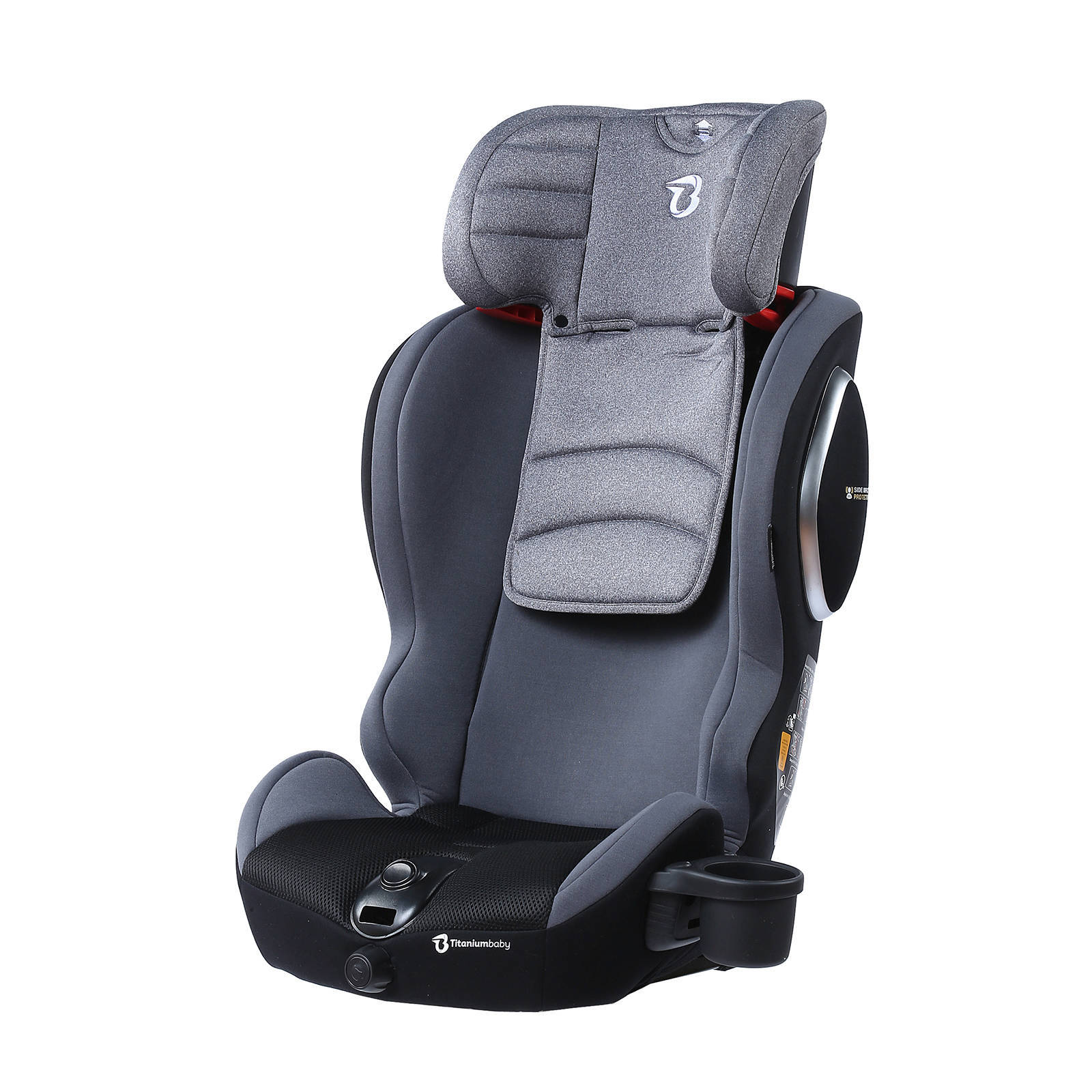 Titaniumbaby autostoel Vector Isofix Groep 1,2,3, iSafety | wehkamp