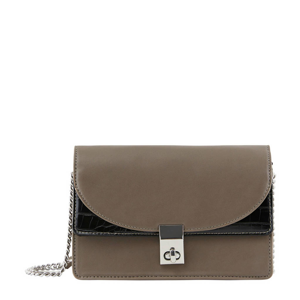 PIECES crossbody tas taupe, Taupe