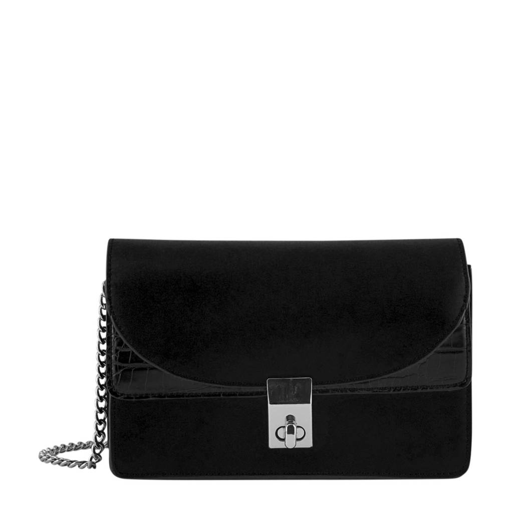 PIECES crossbody tas zwart, Zwart