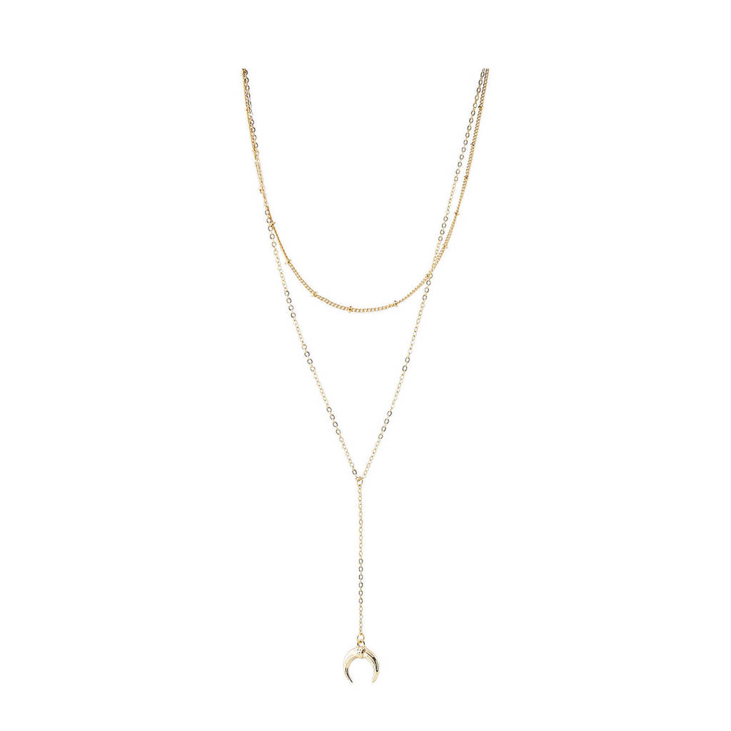 PIECES ketting goudkleur, Goud