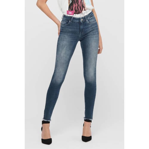 ONLY skinny jeans ONLBLUSH blue grey denim regular afbeelding