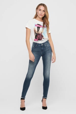 skinny jeans ONLBLUSH blue grey denim regular