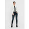 ONLY cropped skinny jeans ONLKENDELL dark blue denim