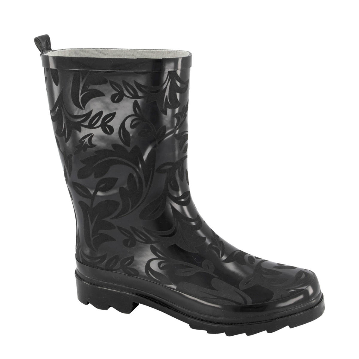 AONEGOLD Mannen Rubber Regen Schoenen Slip Op Waterdichte Lage Hak Buis PVC Extra Licht Regenlaarzen Outdoor Tuin Werkschoenen, Zwart, 39.5 EU