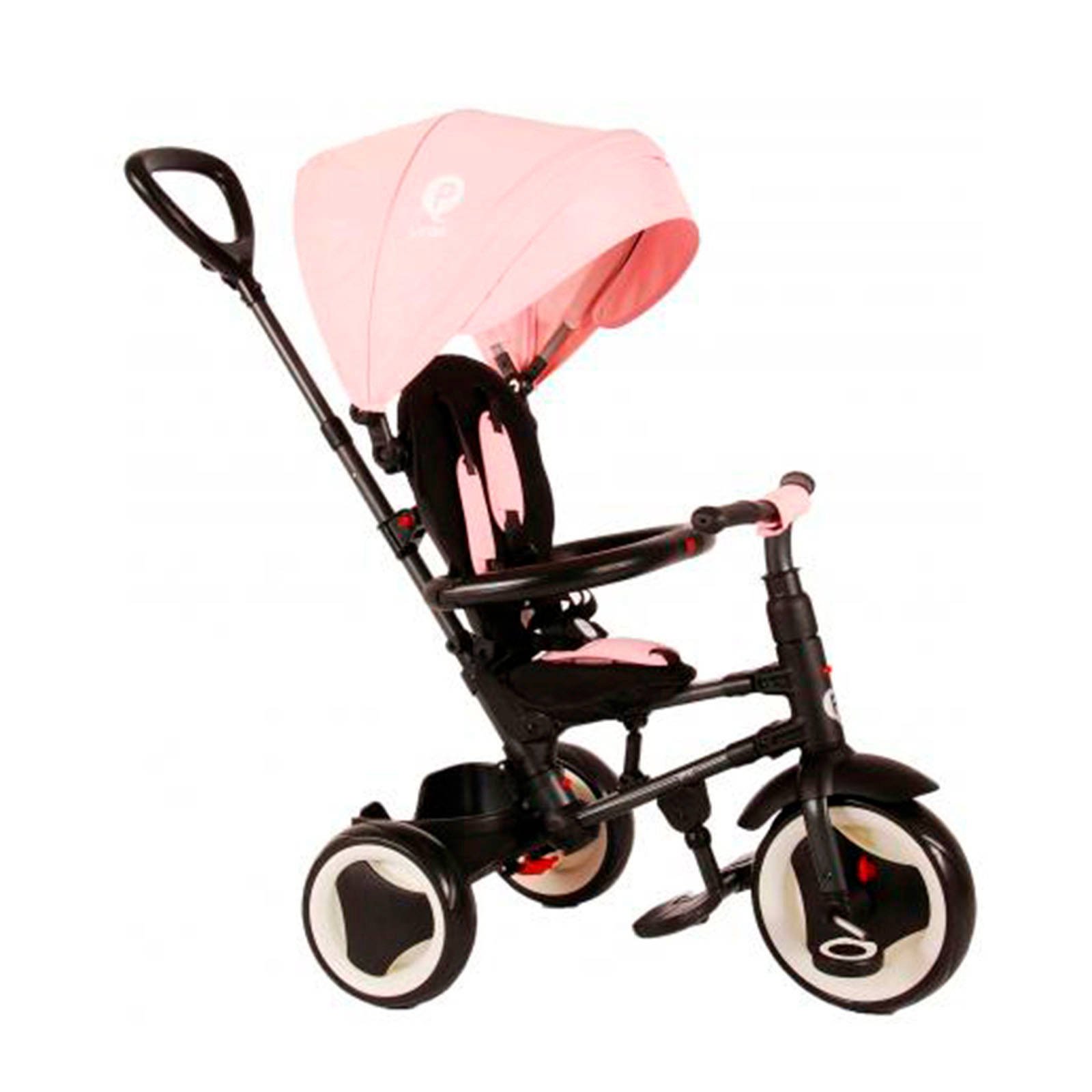 Qplay Driewieler Kind Driewieler Rito Deluxe Junior Roze/zwart online kopen