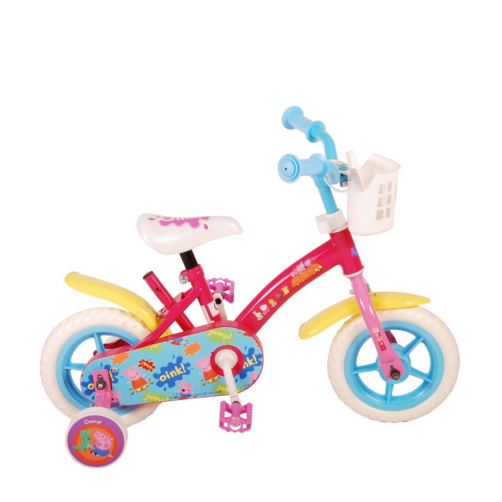 Peppa Pig kinderfiets 10 inch Roze
