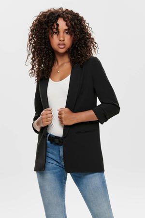blazer ONLELLY met plooien zwart