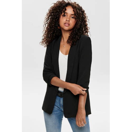 ONLY blazer ONLELLY met plooien zwart afbeelding