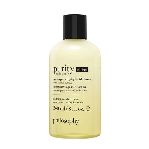 philosophy purity made simple one step facial cleanser oil free olievrije gezichtsreiniger - 240 ml