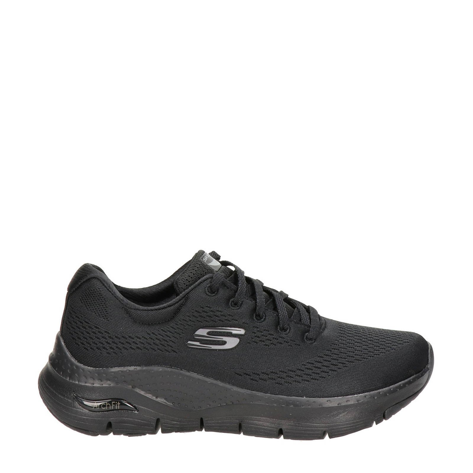 Skechers Arch Fit sneakers zwart wehkamp