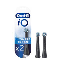 Oral-B iO Ultimate Clean opzetborstels zwart (2 stuks), Zwart