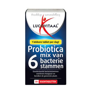 Probiotica 6 bacterie stammen - 30 kauwtabletten