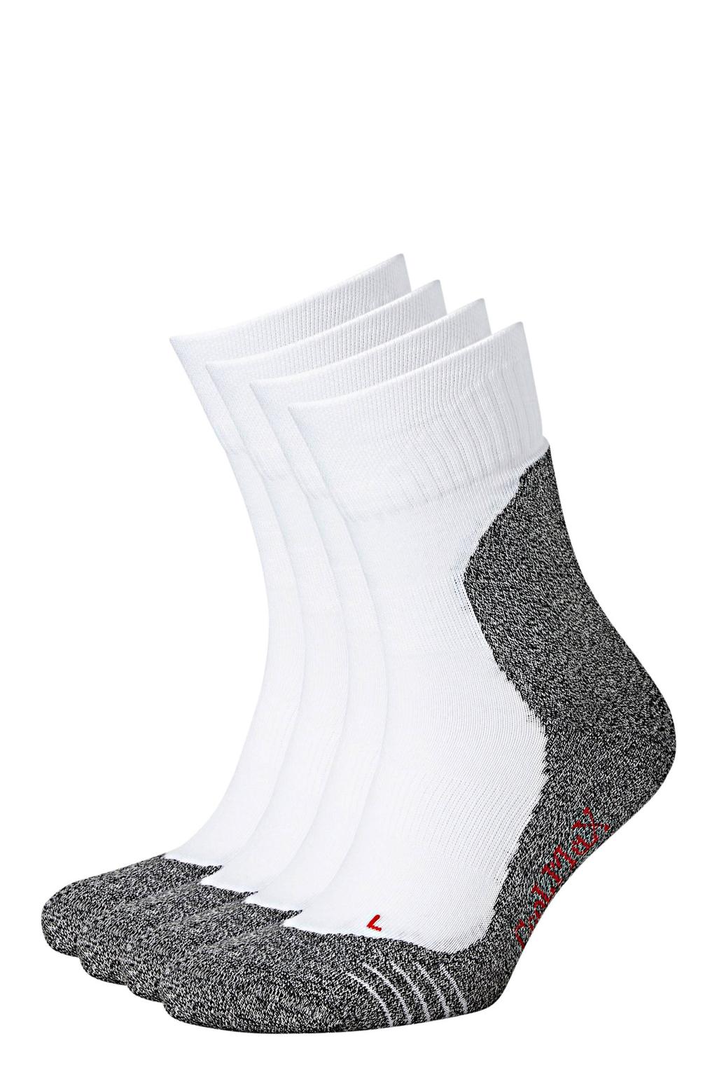 Xtreme sportsokken - wit (set van 4)