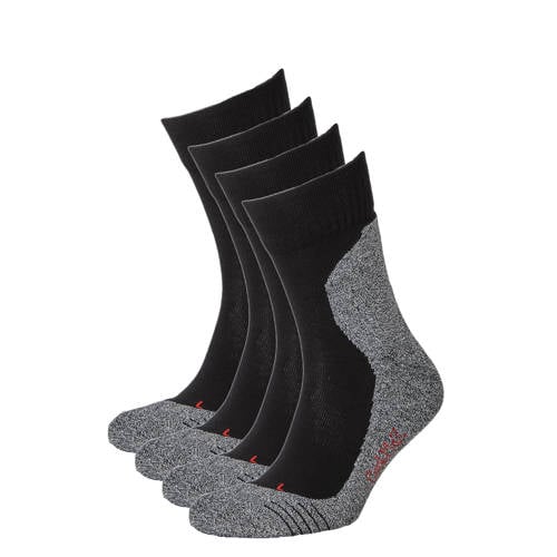 Xtreme sportsokken - set van 4 zwart afbeelding