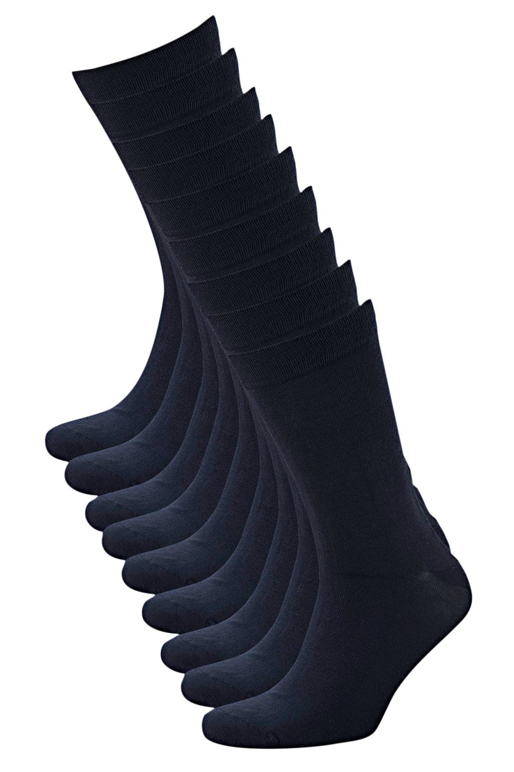 Apollo sokken Bamboe - donkerblauw (set van 9)