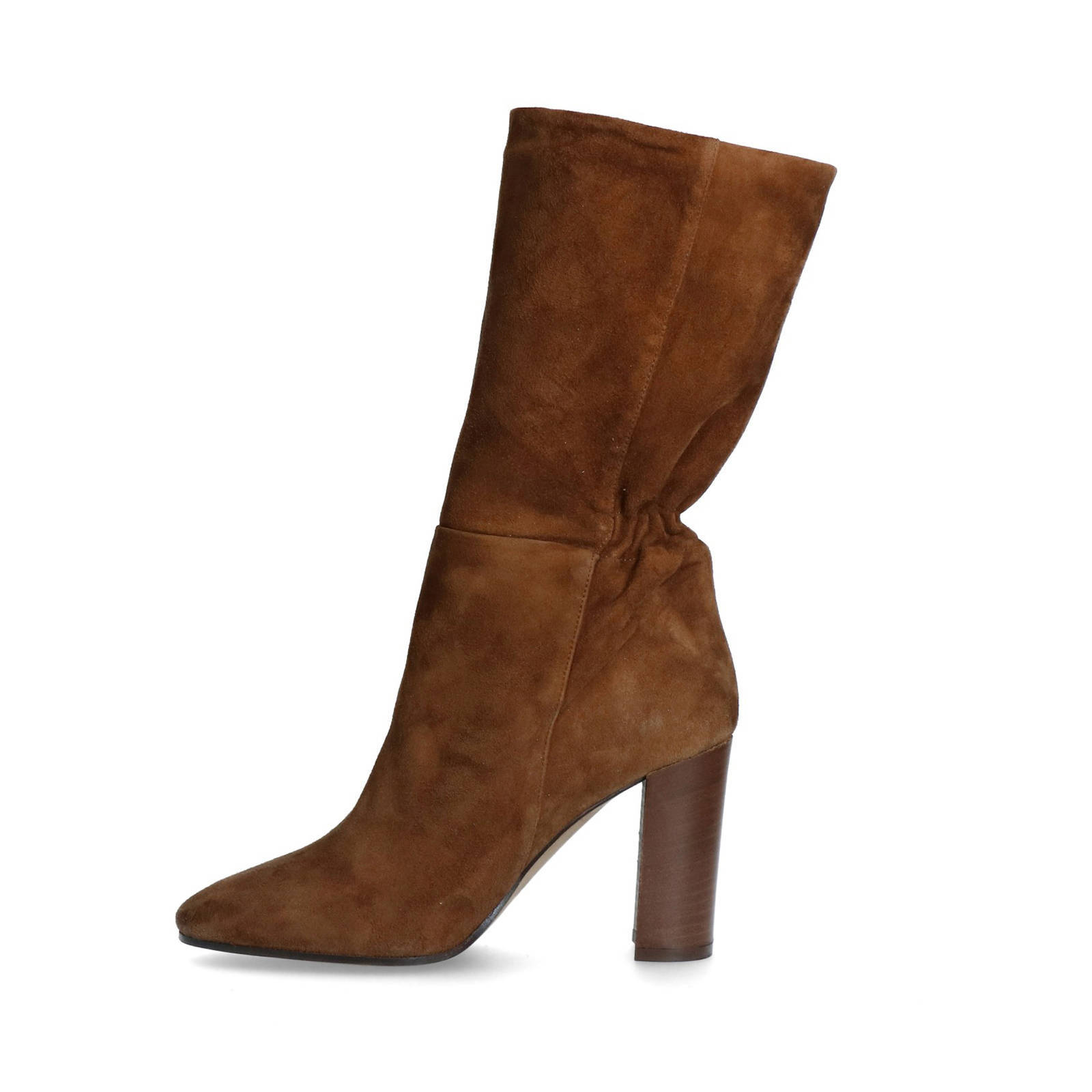 Manfield Black Label suède afzaklaarzen cognac | wehkamp