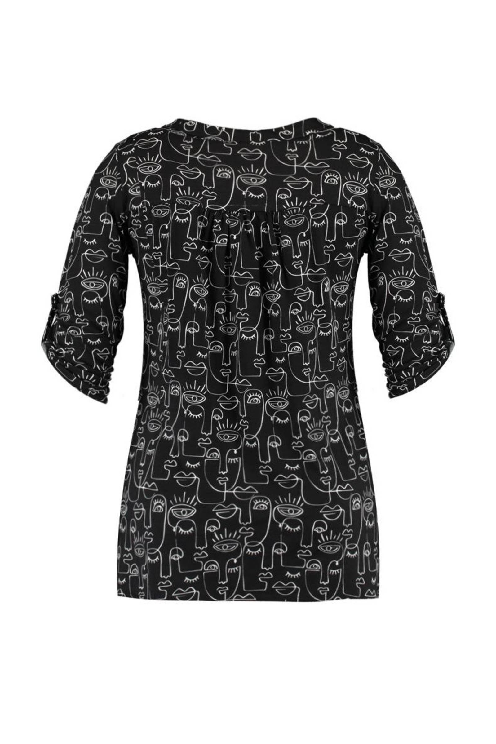 MS Mode T shirt met all over print zwartwit | wehkamp MS Mode trui met all over print zwartwit | wehkamp