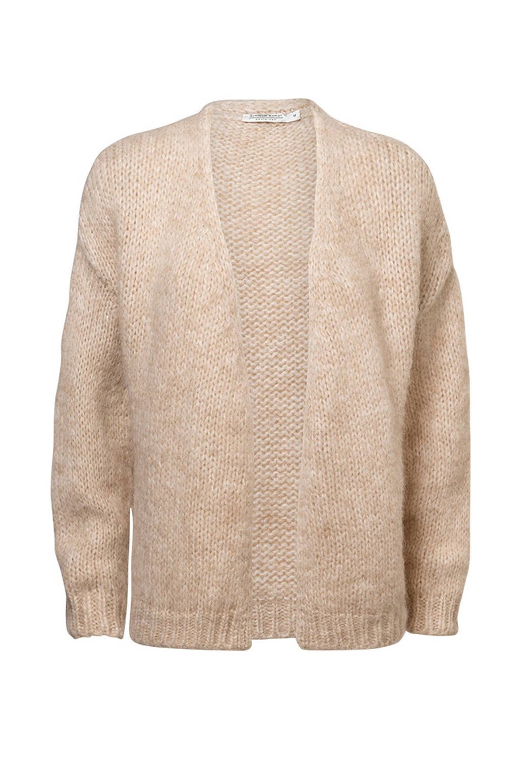 Summum Woman gebreid vest beige wehkamp