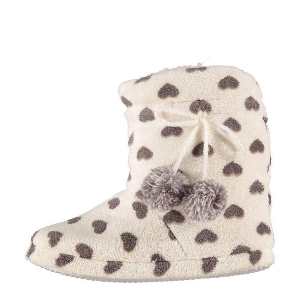 Apollo pantoffels beige/bruin, Beige/bruin