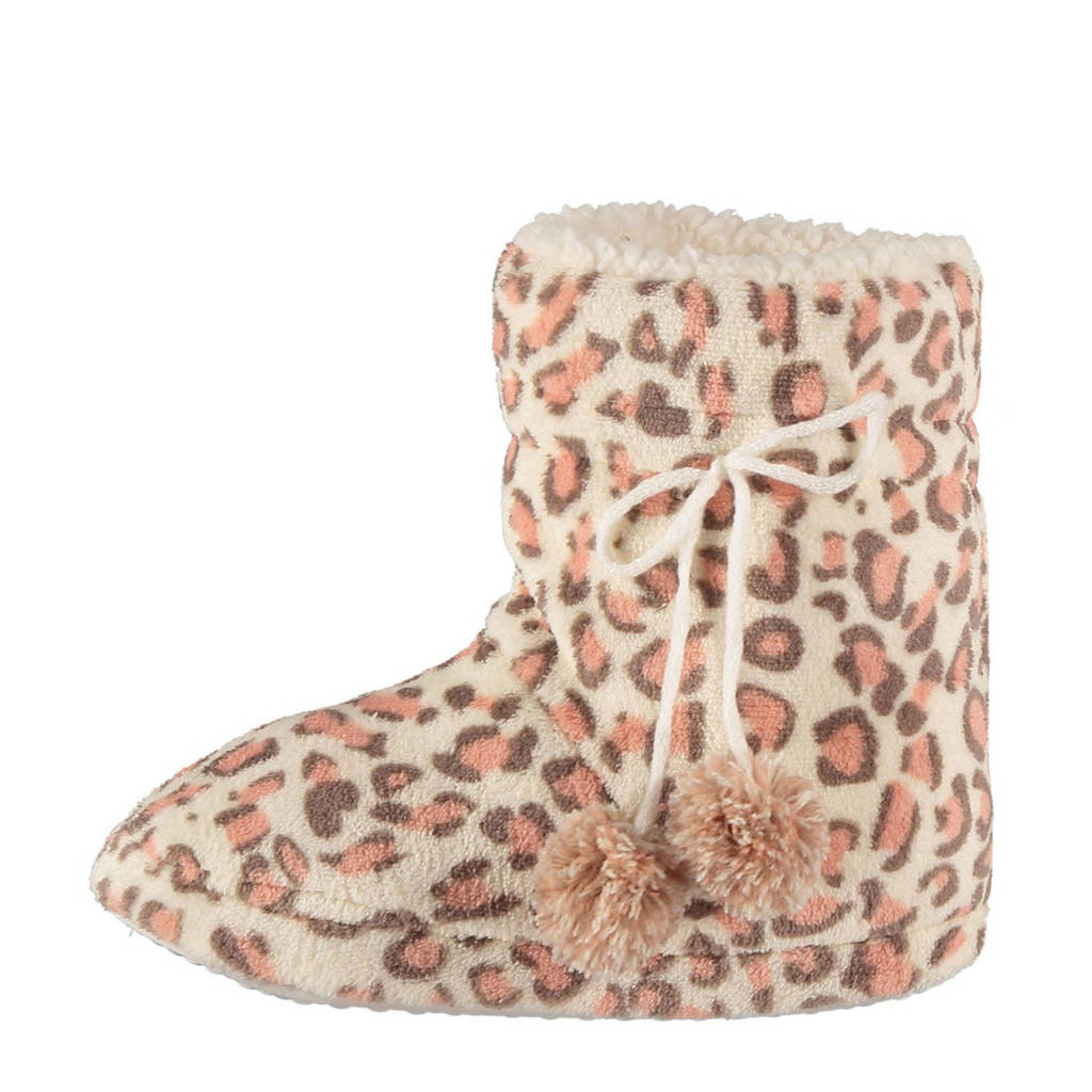 Apollo pantoffels beige, Beige/bruin