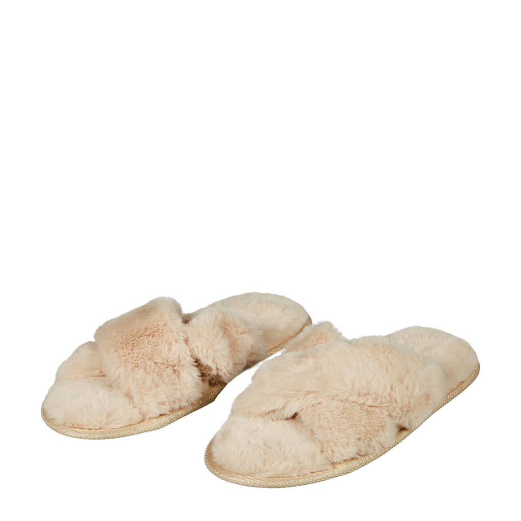 Apollo pantoffels beige, Beige