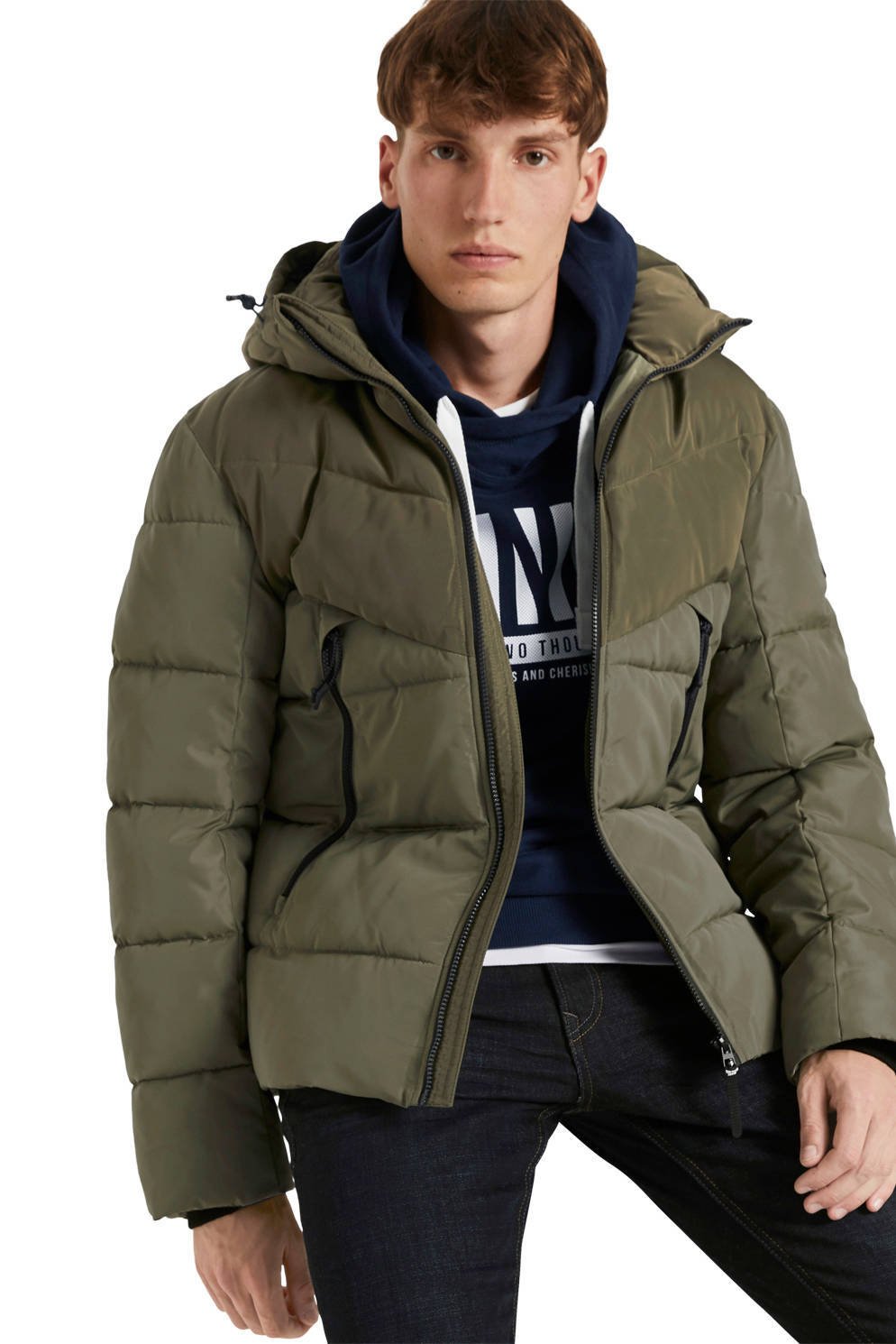 Tom Tailor jassen voor heren kopen Vind jouw Tom Tailor TOM TAILOR gewatteerde jas zomer Heren Jassen | KLEDING.nl