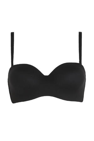 voorgevormde beugelbh Luxury Strapless Bra zwart