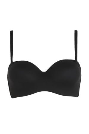 voorgevormde beugelbh Luxury Strapless Bra zwart