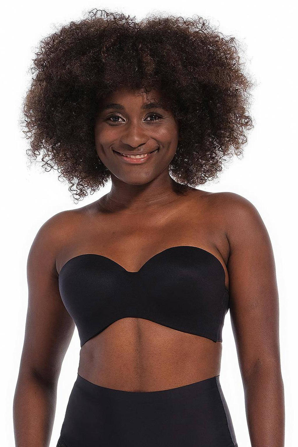 MAGIC Bodyfashion voorgevormde beugelbh Luxury Strapless Bra zwart