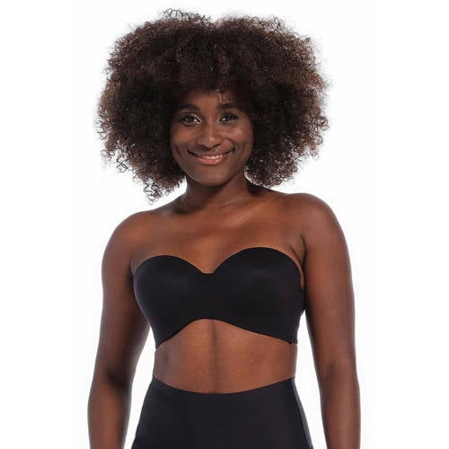MAGIC Bodyfashion voorgevormde beugelbh Luxury Strapless Bra zwart afbeelding
