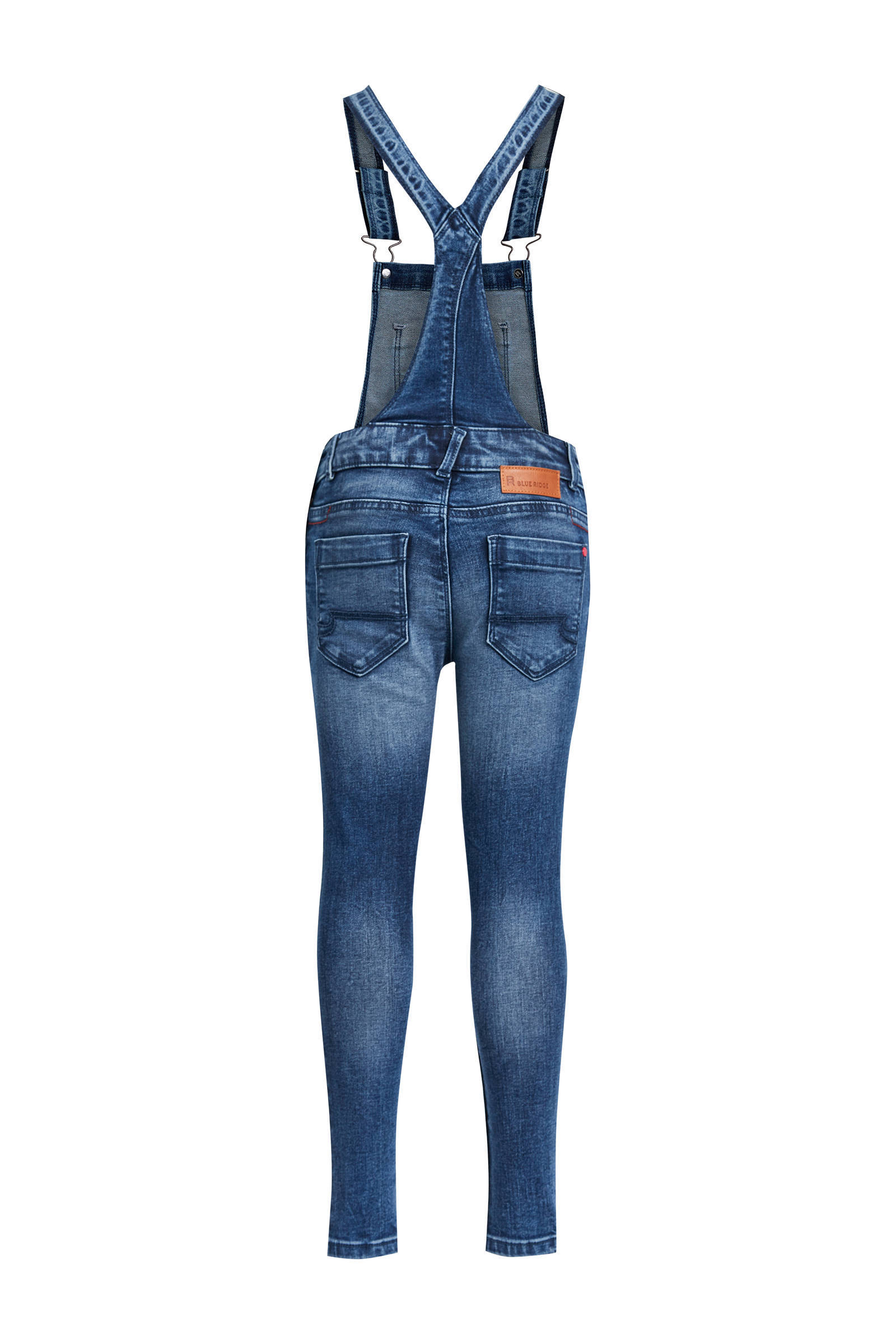 WE Fashion Blue Ridge super skinny fit tuinbroek stonewashed | wehkamp