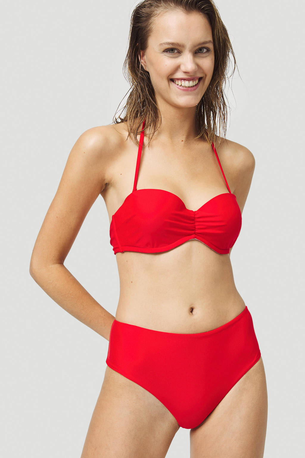 O'Neill strapless bandeau bikini Havaa rood