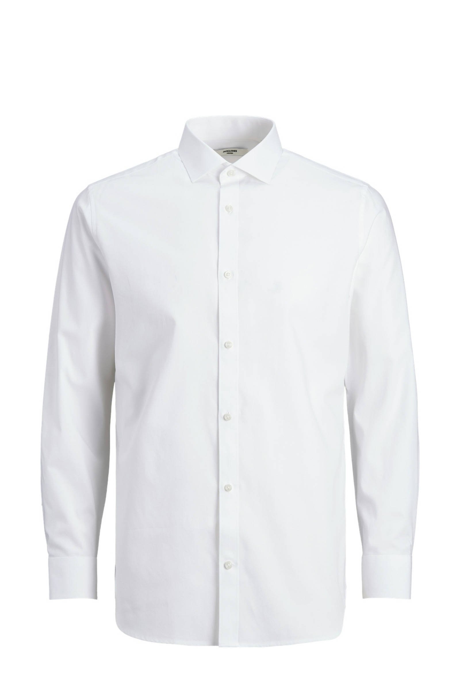 JACK & JONES PREMIUM slim fit overhemd JPRBLAROYAL van biologisch katoen wit online kopen