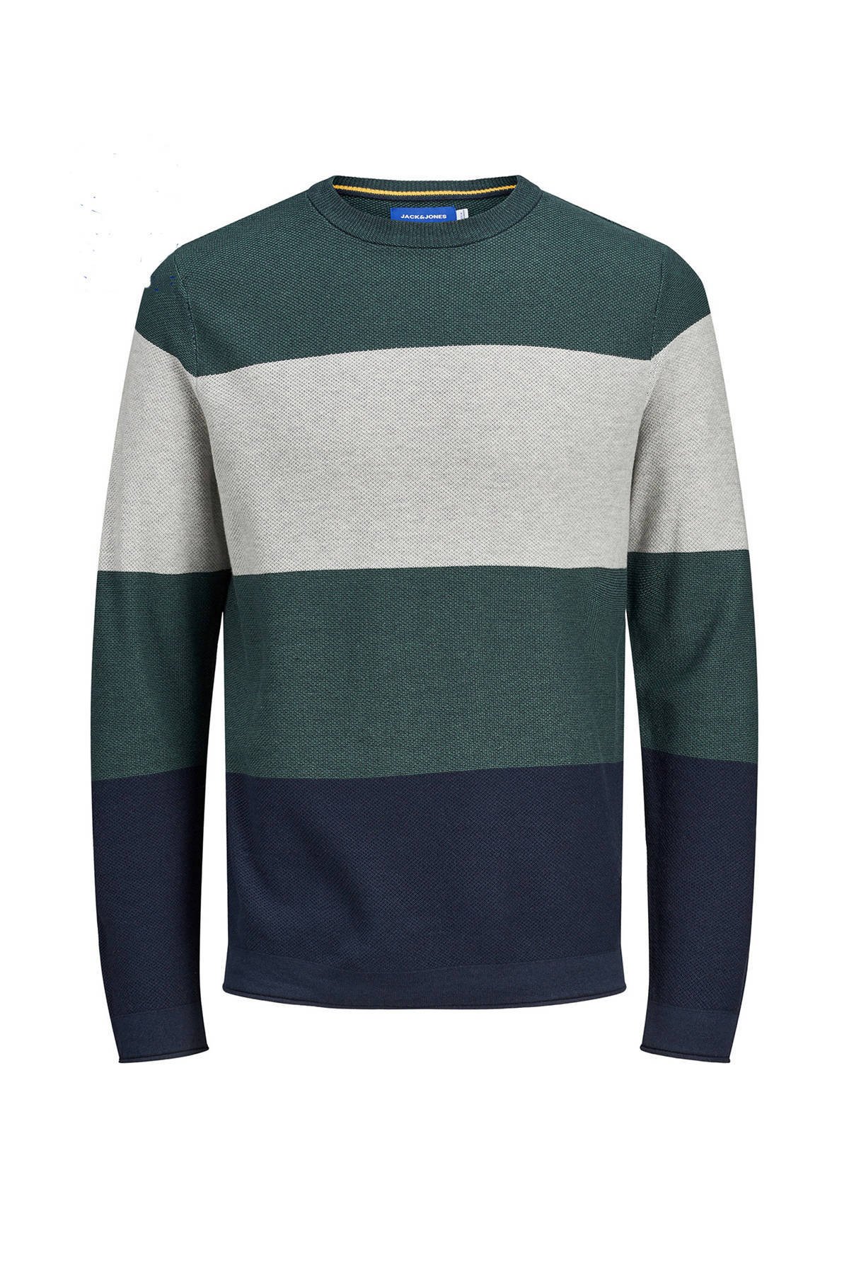 JACK & JONES ORIGINALS trui groen/grijs/donkerblauw online kopen