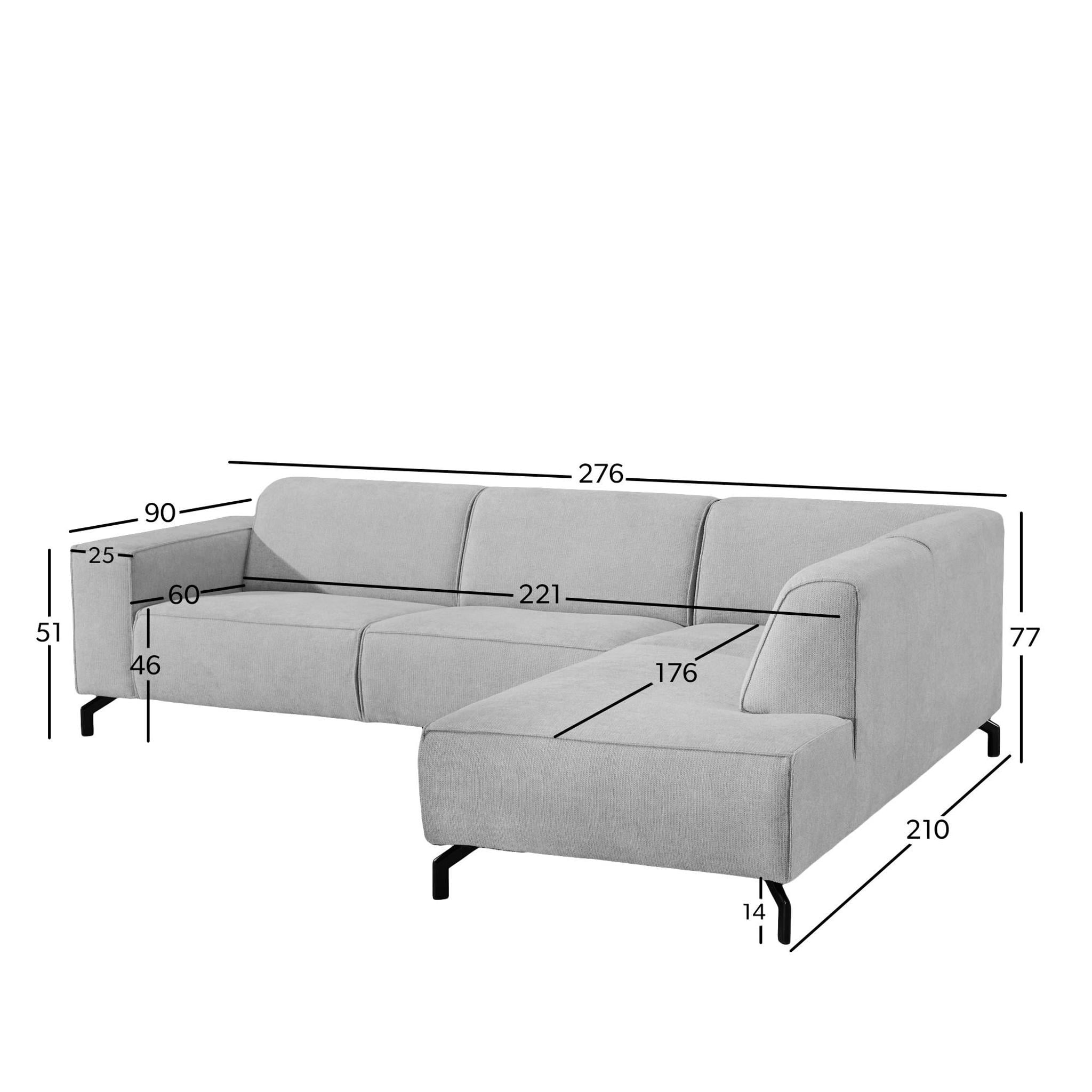 Wehkamp Home hoekbank rechts Brent - Afbeelding 7