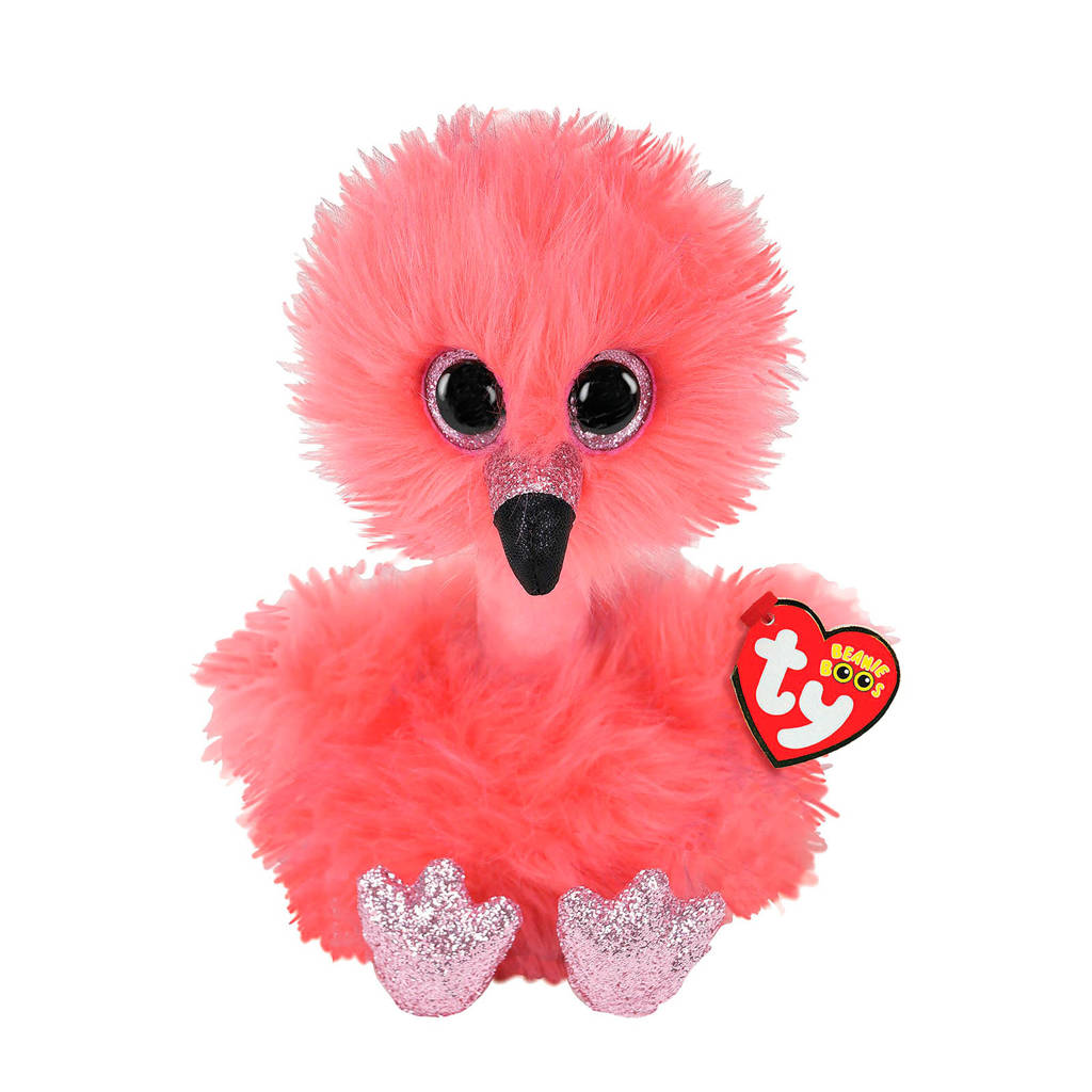 Ty Beanie Buddy Franny Flamingo knuffel 24 cm