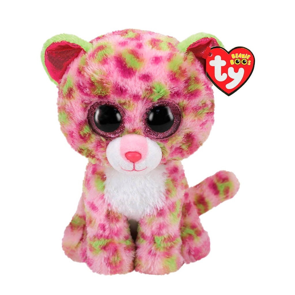 Ty Beanie Buddy Lainey Leopard knuffel 24 cm