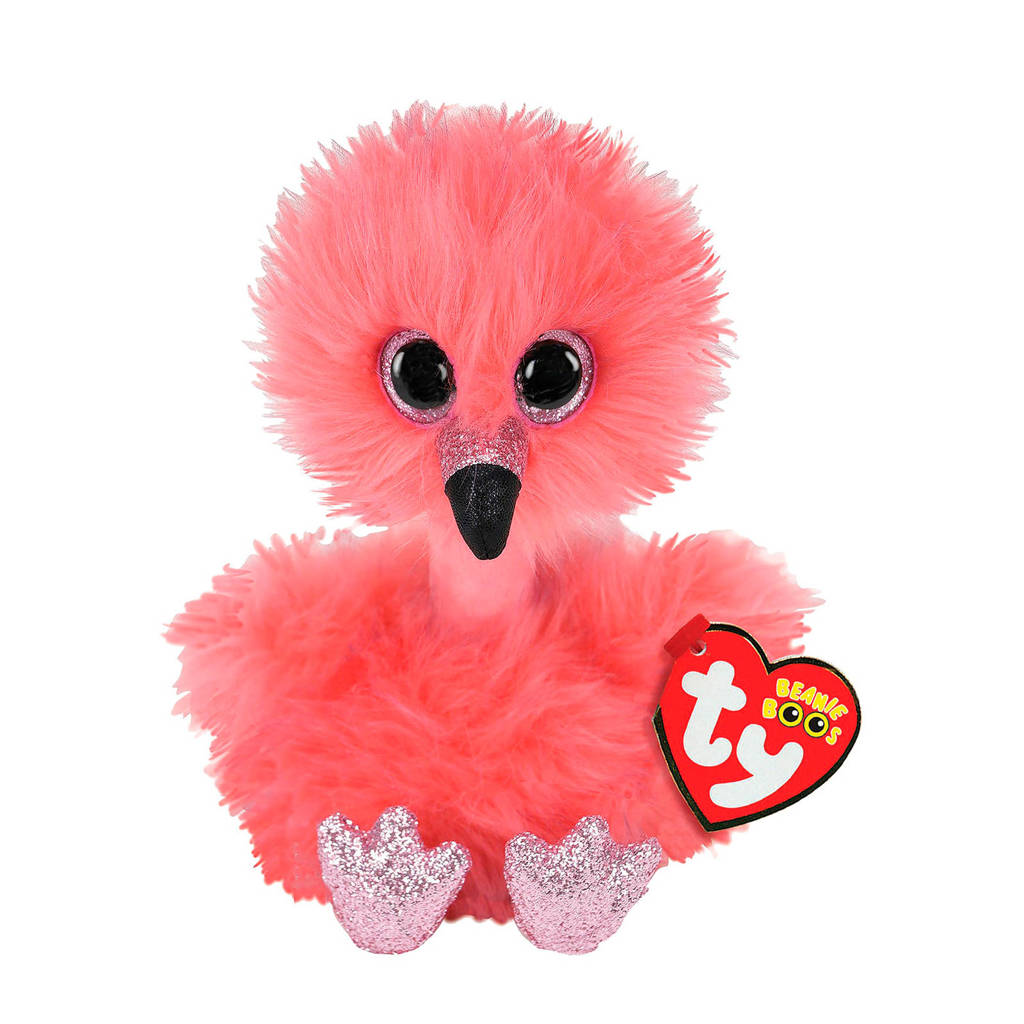 Ty Beanie Boo's Franny Flamingo knuffel 15 cm
