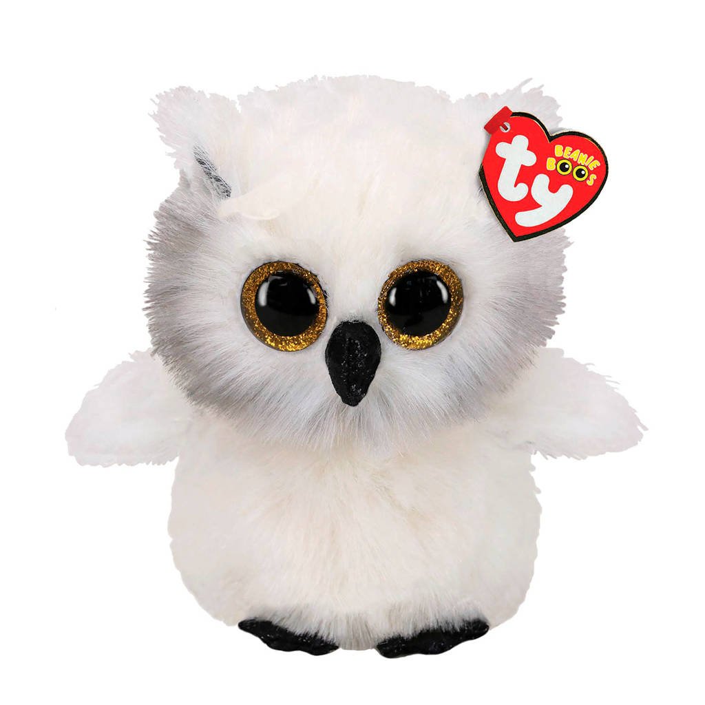 Ty Beanie Buddy Austin Owl knuffel 24 cm