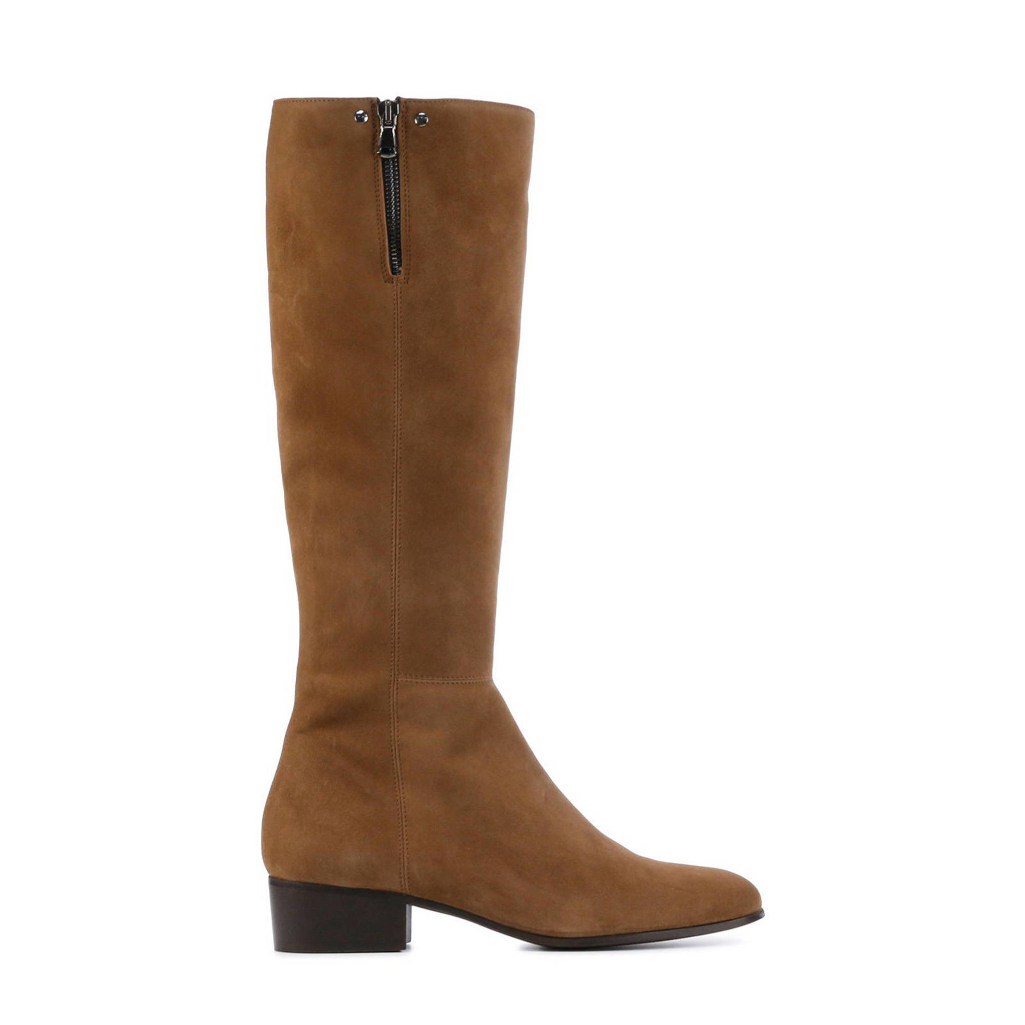 lucca cognac suede
