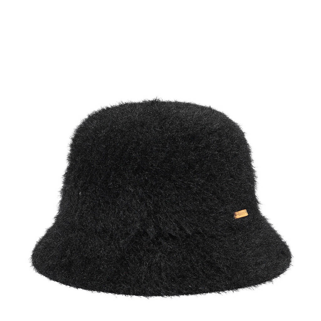 Barts teddy bucket hat Lavatera zwart, Zwart