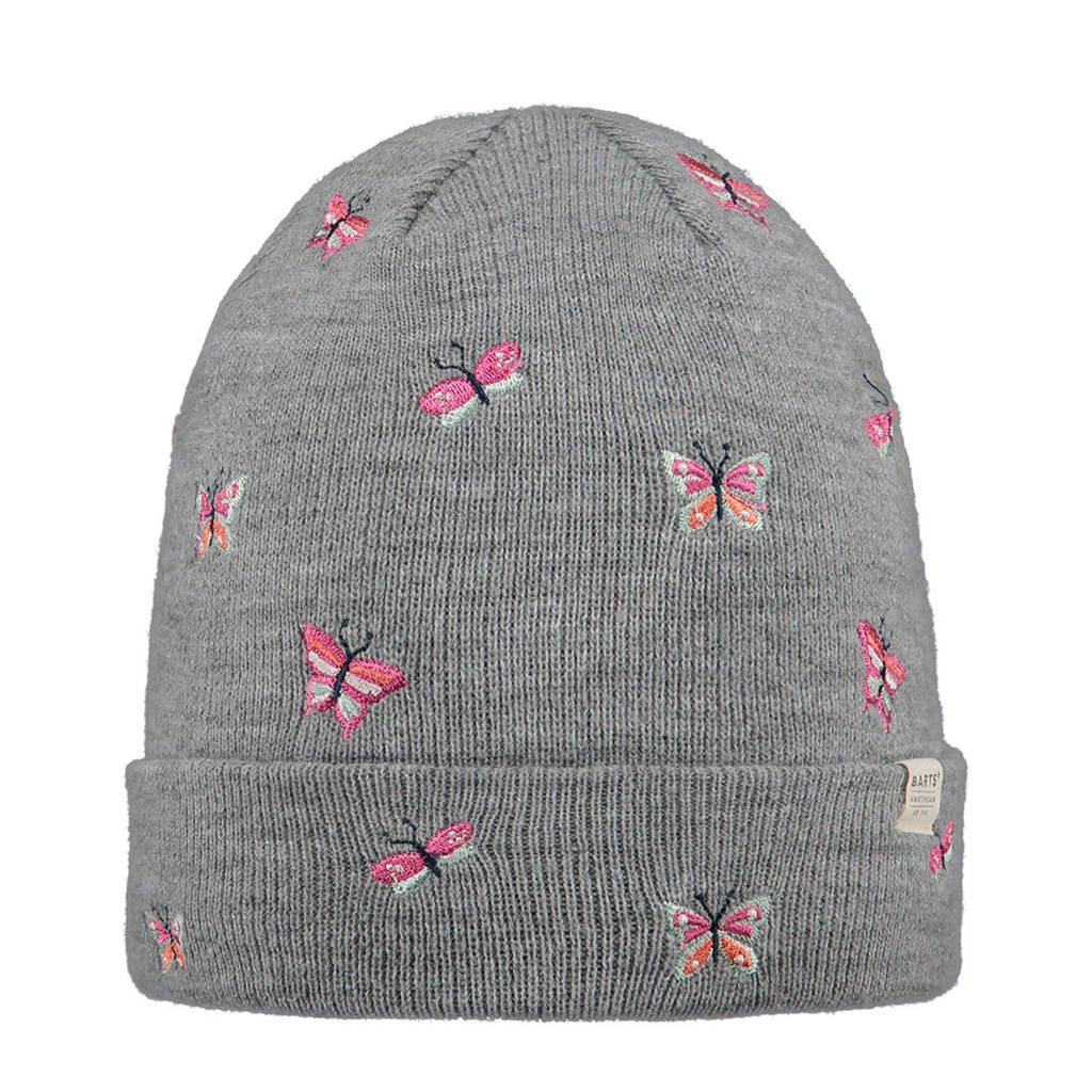 Barts muts Margia grijs/roze, Grijs/roze