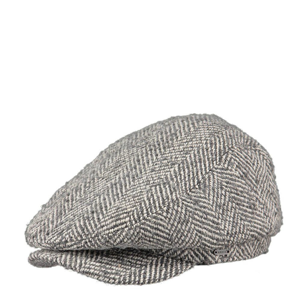 Barts flatcap Ixia grijs maat S, Grijs