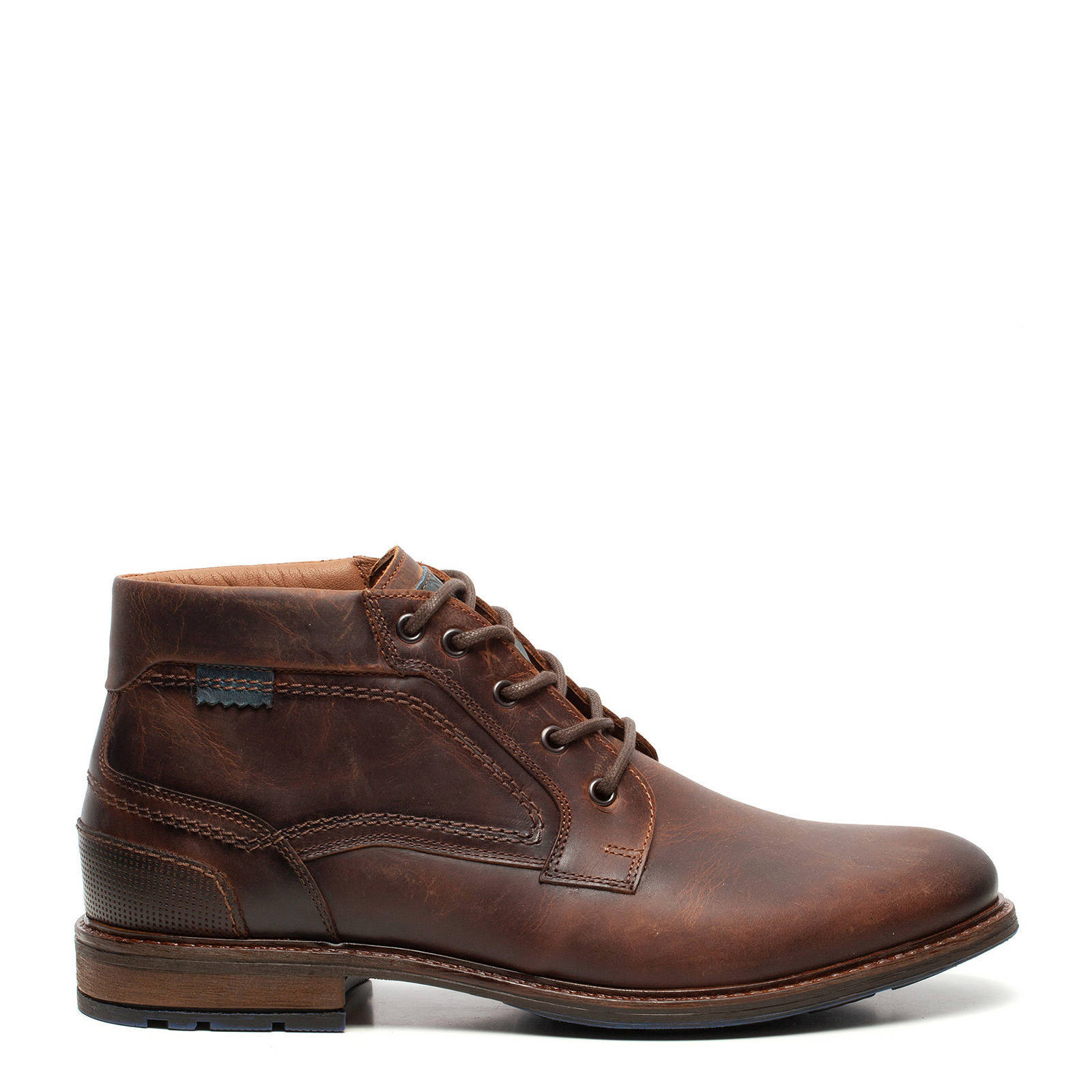 Scapino Van Beers leren veterschoenen zwart - Schoenen.nl