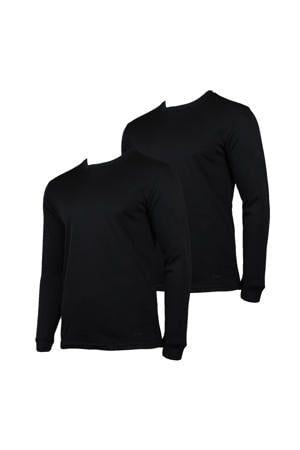 thermoshirt - zwart (set van 2)