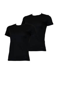 Campri thermo T-shirt - set van 2 zwart, Zwart