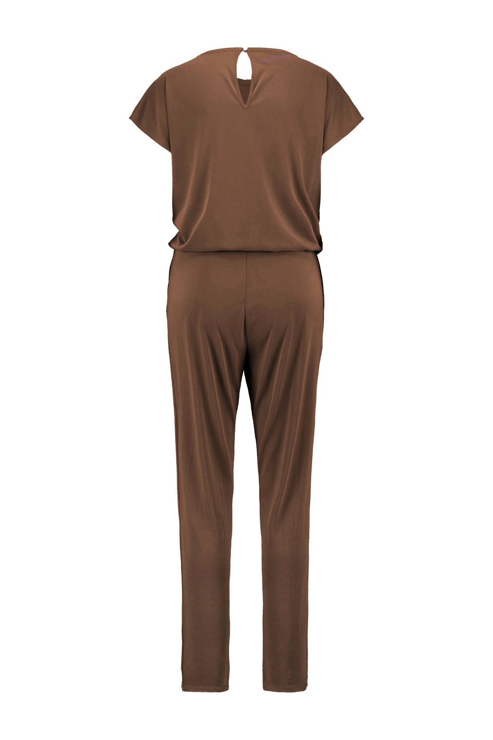 Expresso jumpsuit bruin wehkamp