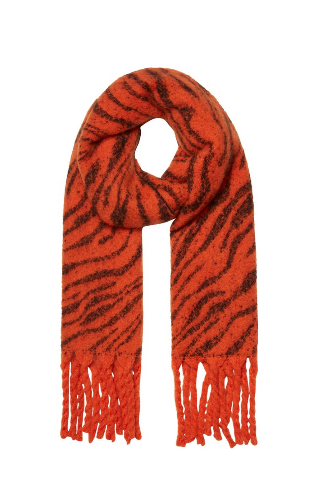 VERO MODA gestreepte sjaal rood, Rood