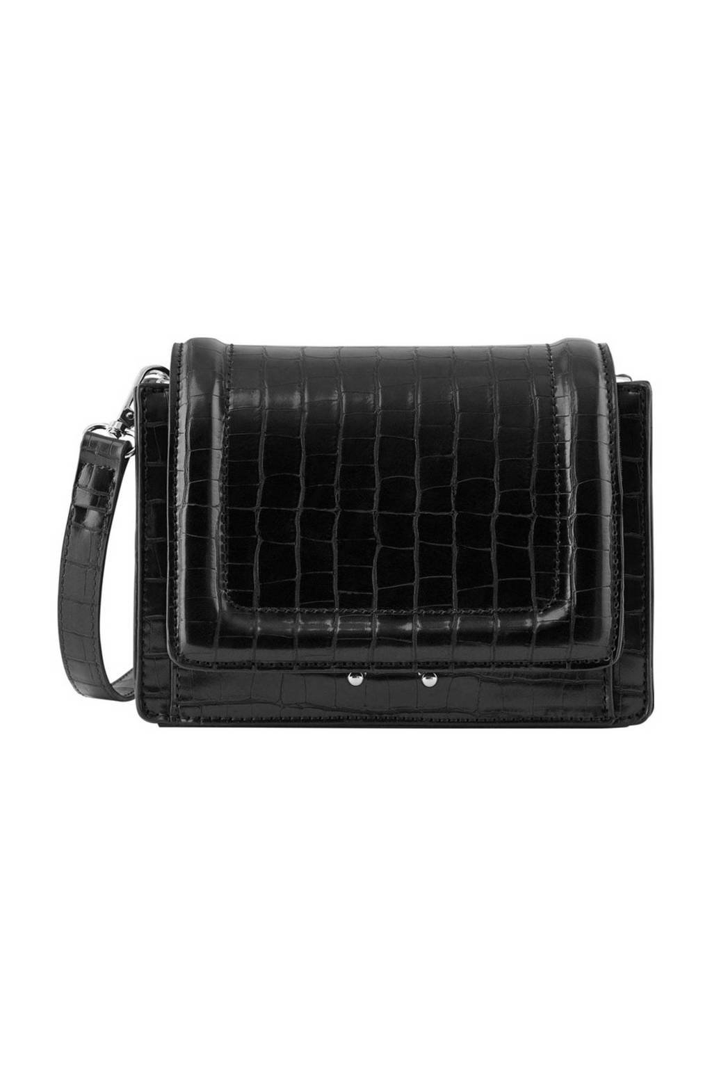 PIECES crossbody tas zwart, Zwart